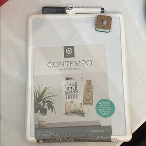 Contempo White Dry Erase Board by
